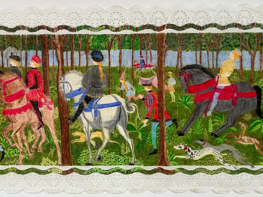 Illustration principale Chasse de Nuit (2025), Héloïse Farago, Collection Héloïse Farago  © Adagp, Paris 2025